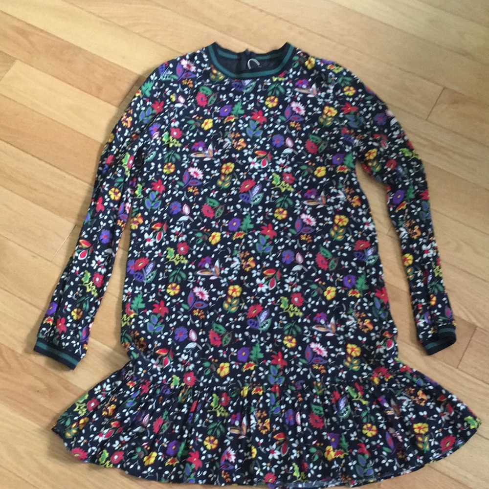 Cute Zara long sleeve dress Floral print smallf